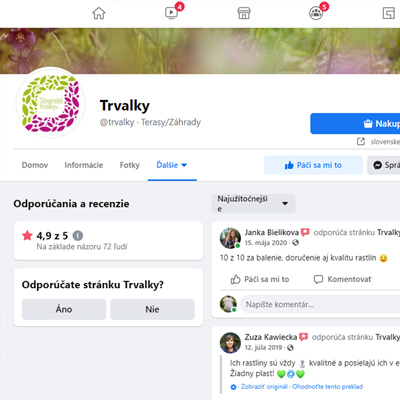 Recenzie - Slovenské trvalky.sk